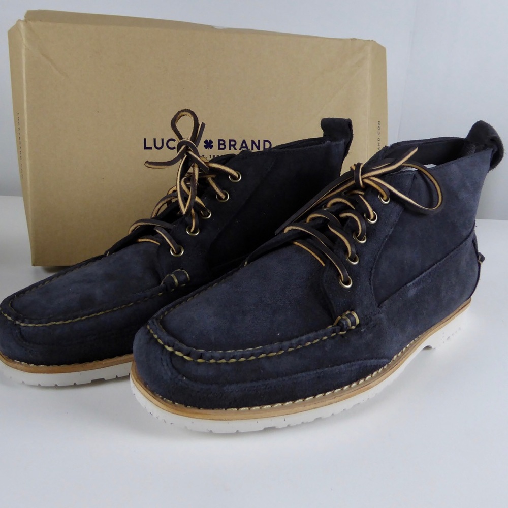 Lucky Brand Hodge Chukka Boot Suede Leather NIB